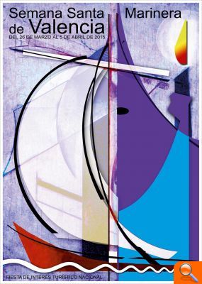 La obra "Cofrades, esencia de la Semana Santa" es el cartel anunciador de la Semana Santa Marinera de 2015  - (foto 3)